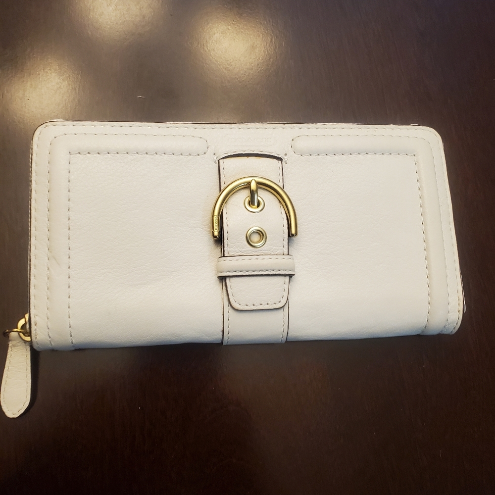 Coach Cream Color Wallet